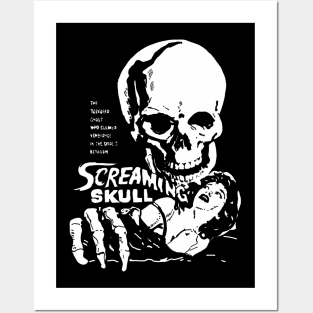 Screaming Skull Posters and Art